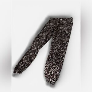 Ardene Leopard Print Fleece Pants